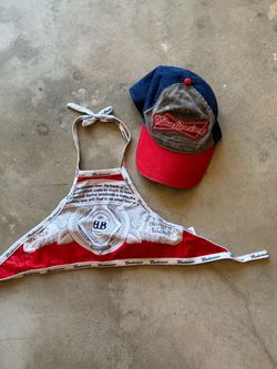 Sexy Budweiser girl and baseball cap Halloween costume Small