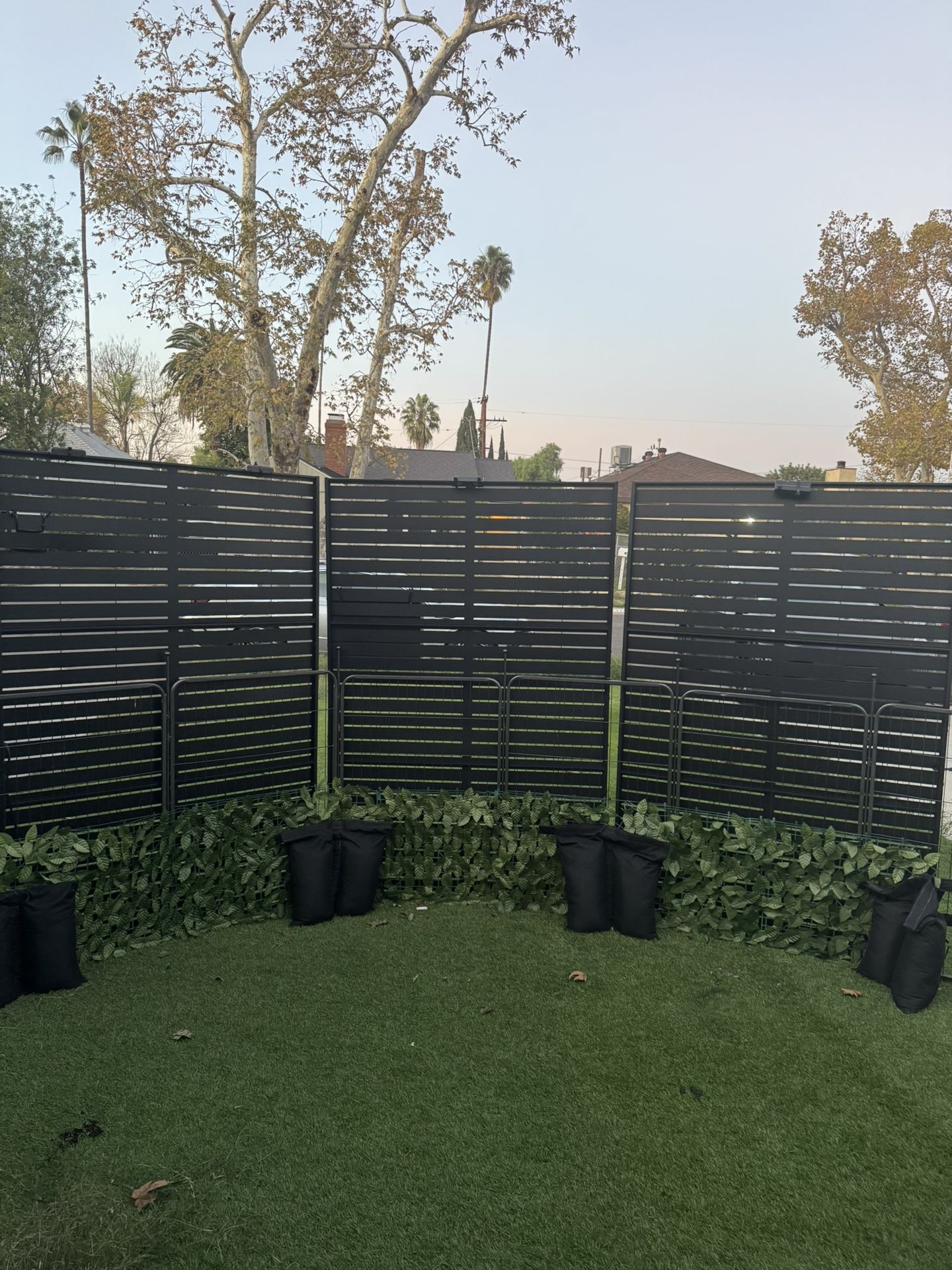 5 privacy panels ($200) or ($40 each) 