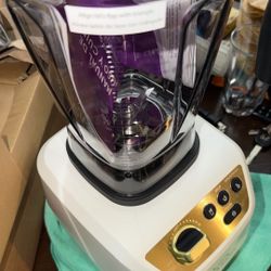 Princess House Vida Sana Blender for Smoothies, Soups, Dips and More, 1500 Watts, Stainless Steel Blade, 4 Preset Functions, Large, Grey, Professional