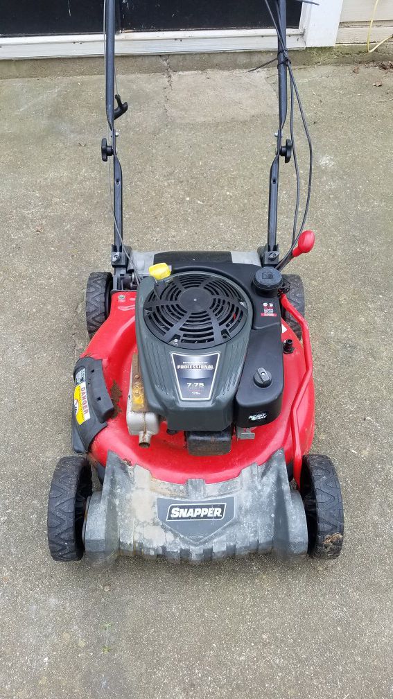 For Parts: Snapper 7.75 HP Self Propelled Lawn Mower