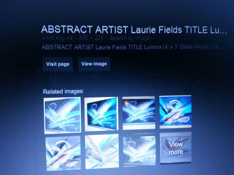 Abstract Art - Laurie Fields Titled: LUMINANT