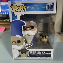Funko Pop Disney The Sword In The Stone #1100 Merlin With Archimedes