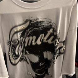 Mixed Emotion cropped tee