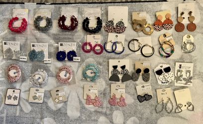 Women's Multicolor Earrings Set Take All!