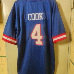James Cook Size XL Buffalo Bills Jersey Shirt. 