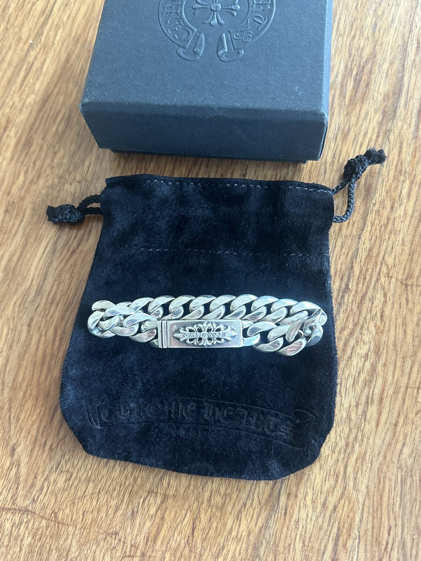 Chrome Hearts Diamond ID Bracelet