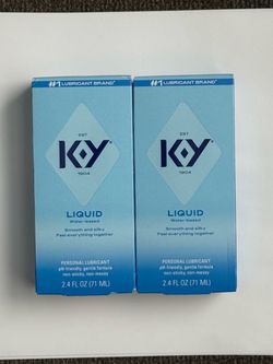 K-Y Liquid Water-Based Personal Lubricant 2-Pack