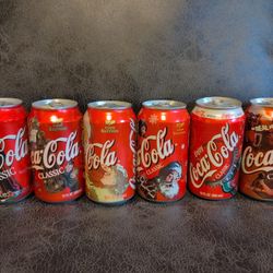 Coca Cola Cans, Including Christmas 1998, 1999, 2000