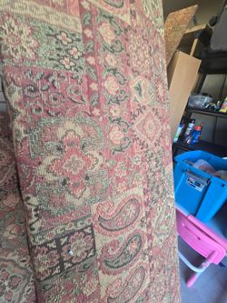 Bed queen upholstery frame mattress FREE