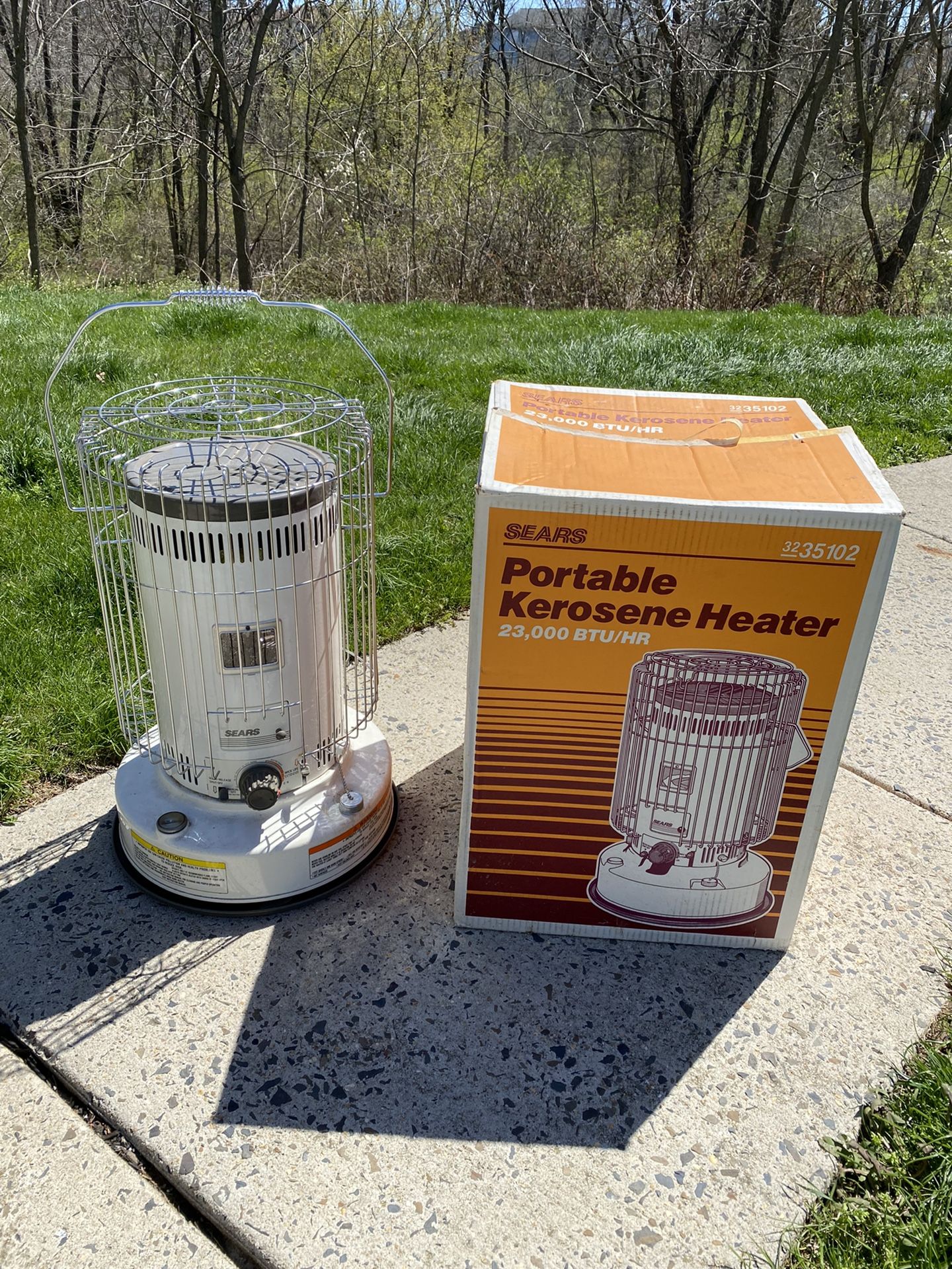Sears Portable Kerosene Heater w/ Original Box for Sale in North