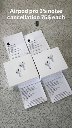 AirPod Pro 3 ( Noise Cancellation )