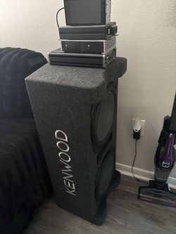 Speakers, Deck and amps, plus a Bass Booster.