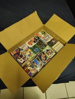 Box of Sports Cards