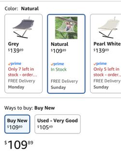 Portable Hammock Stand $35