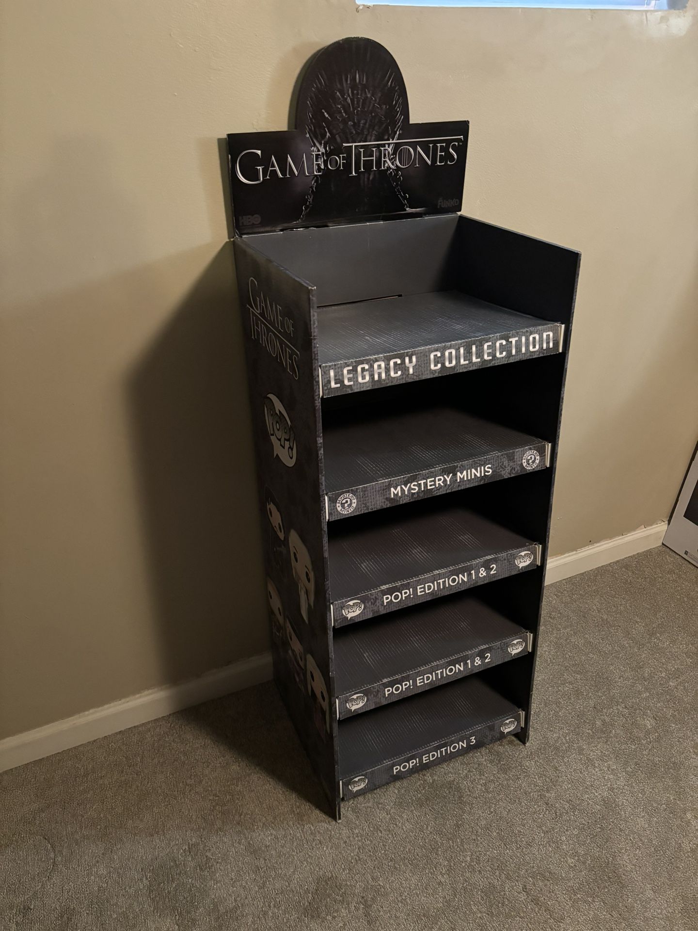 Original Funko HBO PoP! Game Of Thrones In-Store Retail Stand
