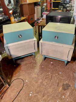 Mid Century Nightstands Rare Witz Basic