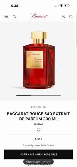 Baccarat Perfume