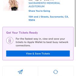Marisela Concert 3  Tickets $50 Each  TODAY 4/6