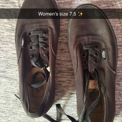 Black Vans 