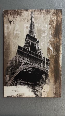 Eiffel Tower Paris Canvas Wall Art