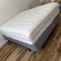 Queen Sized Bed Frame + Mattress + Box Spring (Delivery Available)