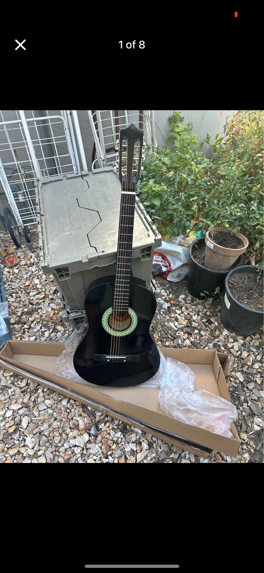 Beautiful ๐ป acoustic guitar ๐ธ. 38 inch
