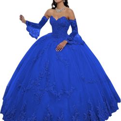 Royal Blue Sweet 16 Dress