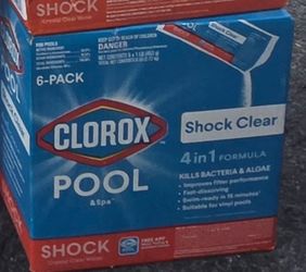 (3) boxes pool shock 4in1s