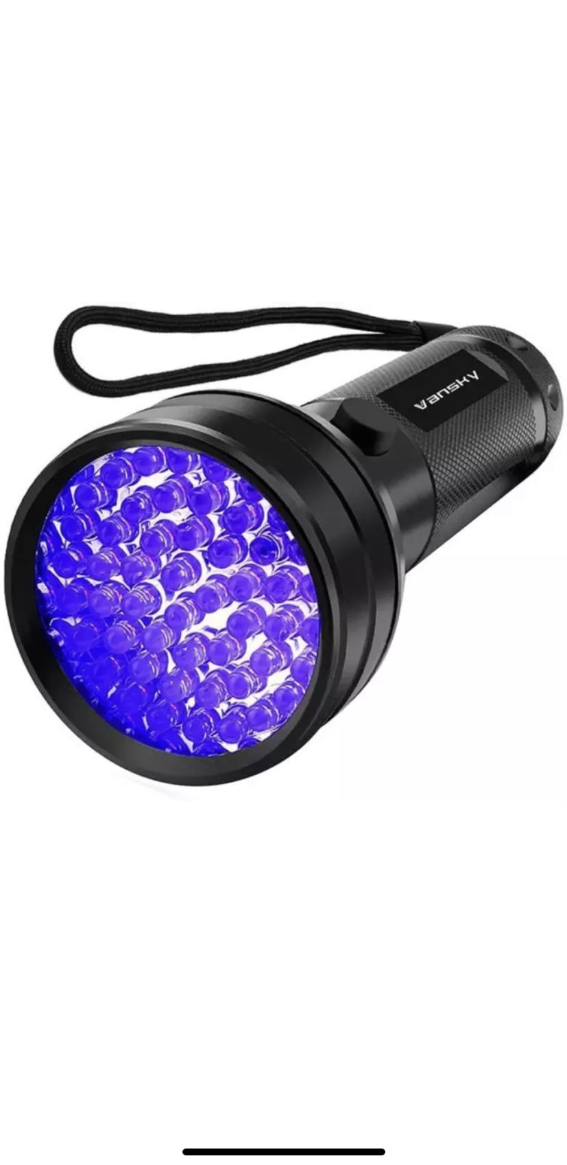 UV Flashlight Black Light 51 LED Blacklight Pet Urine Detector For Dog Cat Urine