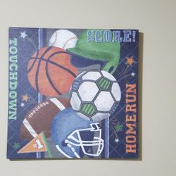 Sports canvas painting