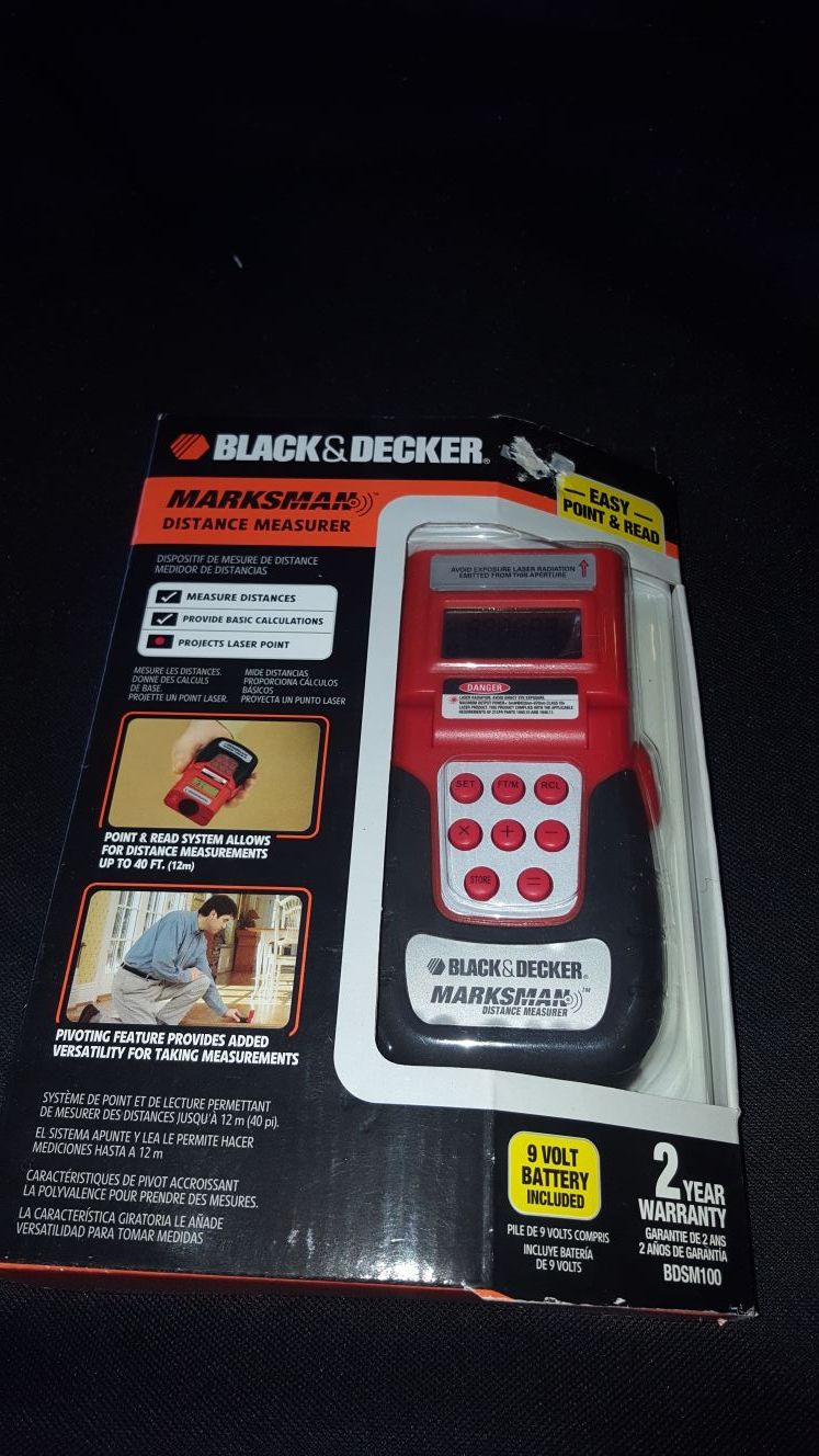 Black & Decker Marksman distance measure