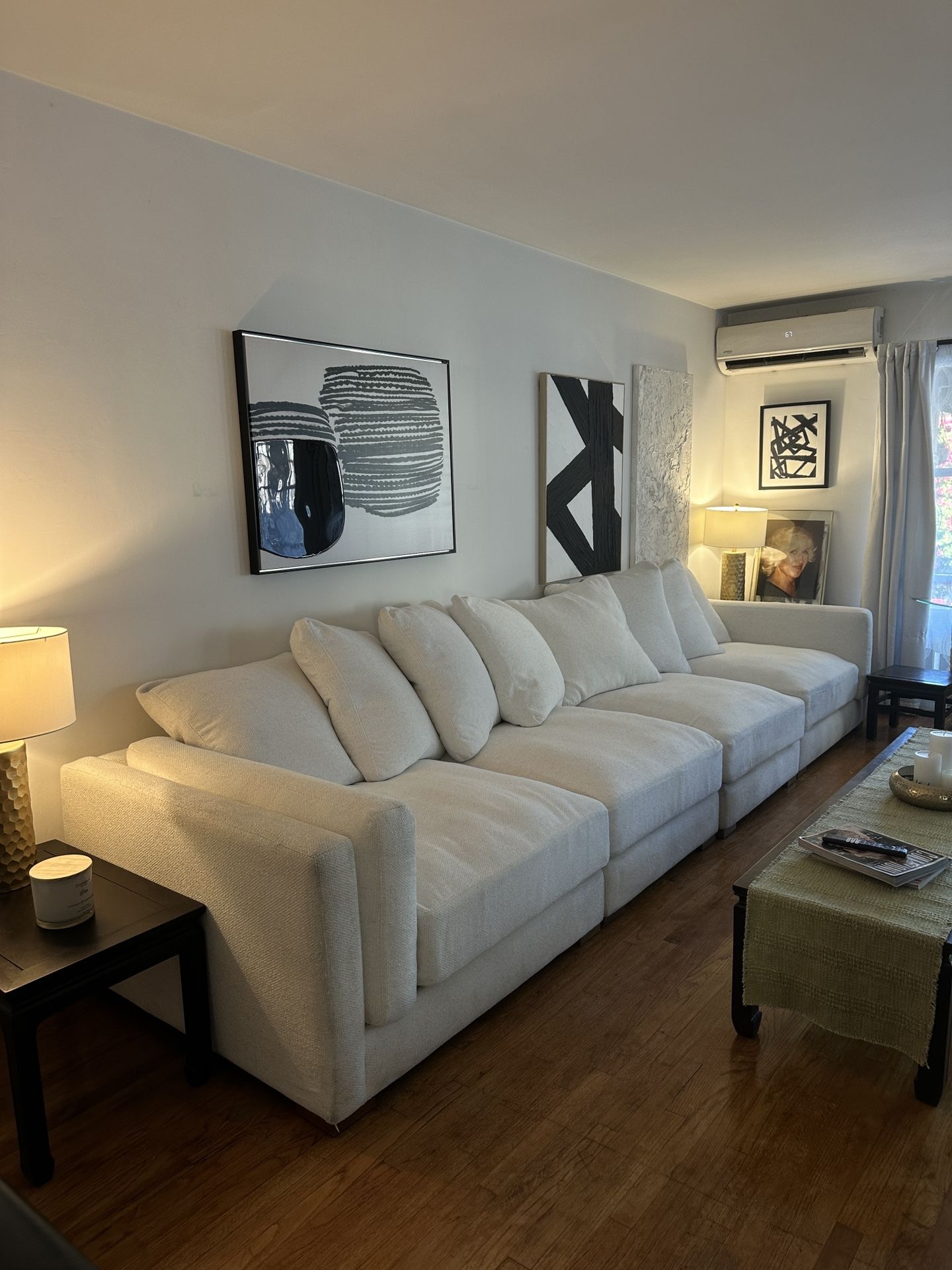 Custom Barlien Modular Sectional Couch / Sofa– Extra Large, Good Condition.