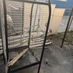 Cage for cockatoo