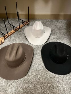 3 Western Cowboy Hats – Serratelli, Cody James & Morcon – Great Condition