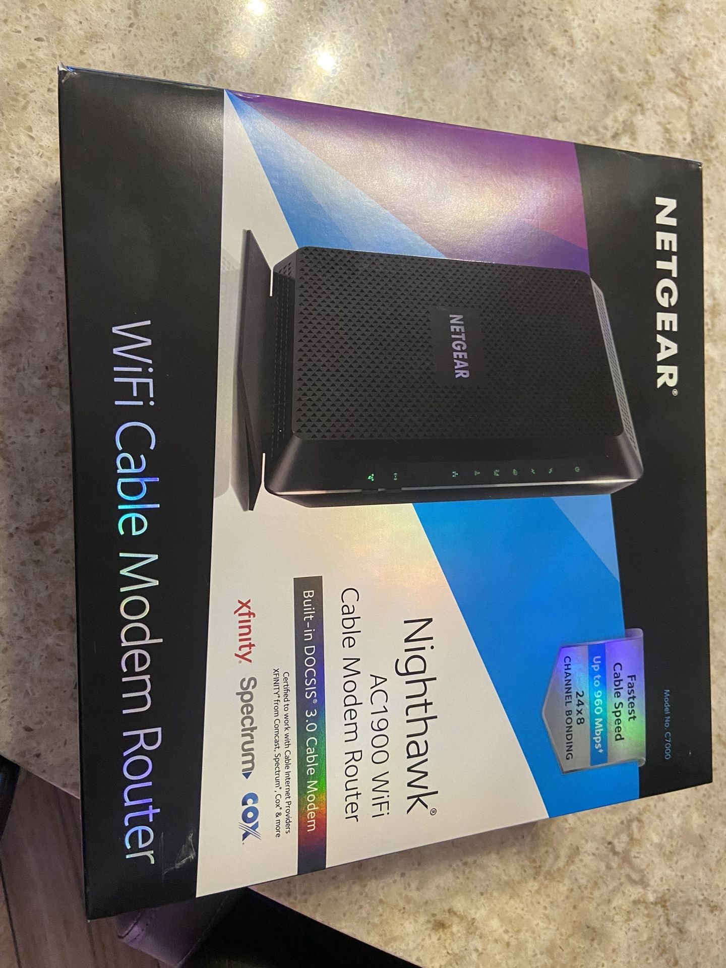 Netgear AC1900 (C7000v2) cable modem router