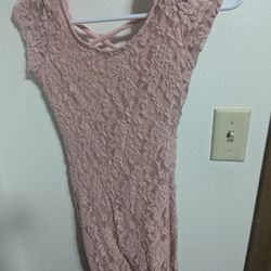 Lace Pink Dress