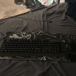Keyboard Mouse And Mousepad