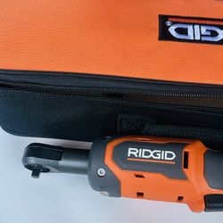 Ridgid 1/4” Ratchet With Bag