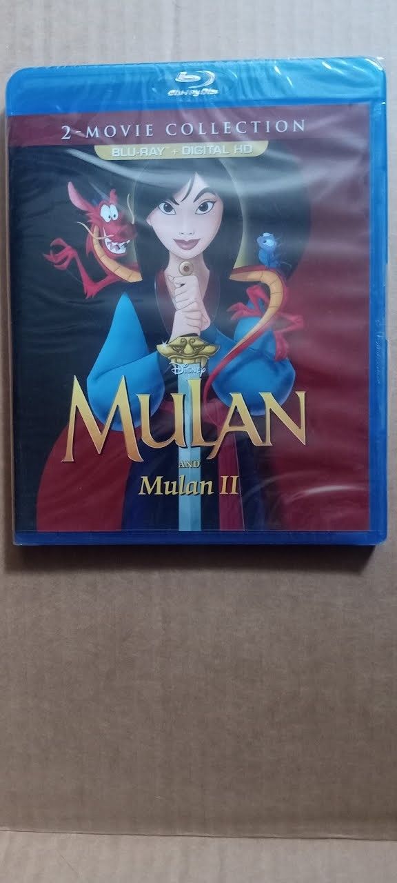 blu ray disney mulan 2 movies bluray brand new
