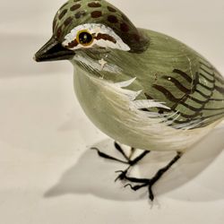 Jungly Hari Bird Paper Mache India 7.50 X 3 X 2.5