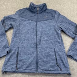 Women’s New Balance Fleece Jacket, size medium Blue Heather Full Zip