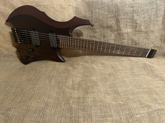 GEJ Handmade 7 String Fan Fret Electric Guitar USA 