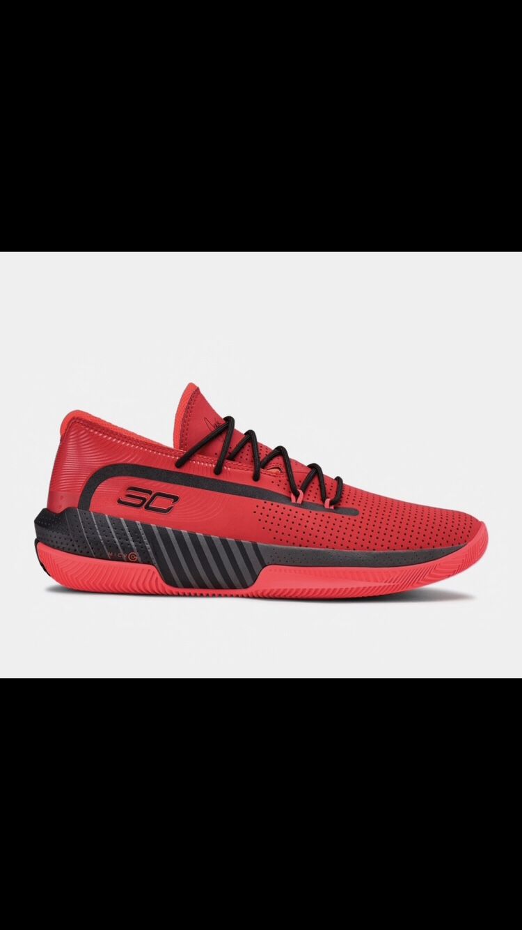 Under Armour UA SC 3zero III Zero Red Black Red Rouge Brand New In
