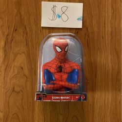 $8 New! Marvel Spider-Man Coin Bank