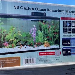 55 Gallon Fish Tank And Kit $300 Value
