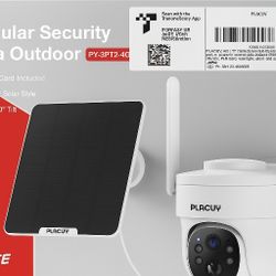 🔒 Solar 4G LTE Security Camera + Motion Sensor Light – New
