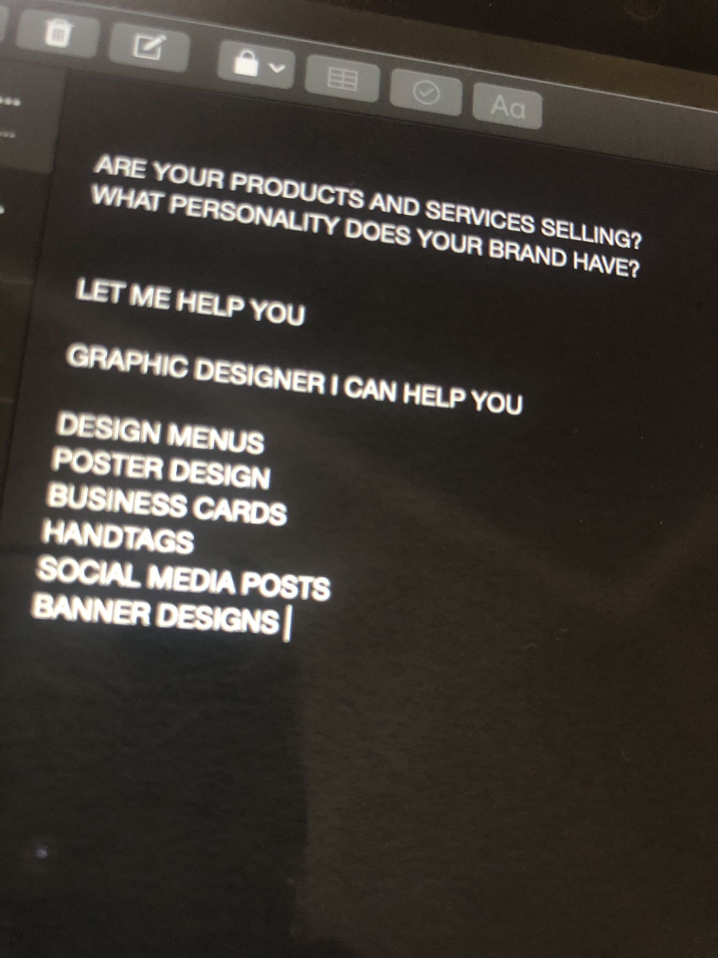 Brand your business!