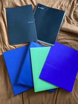Assorted School Supplies (binders, folders, notebooks)