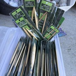 Knitting Needles 5 For $10 