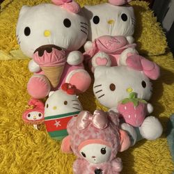 Hello Kitty Plushys